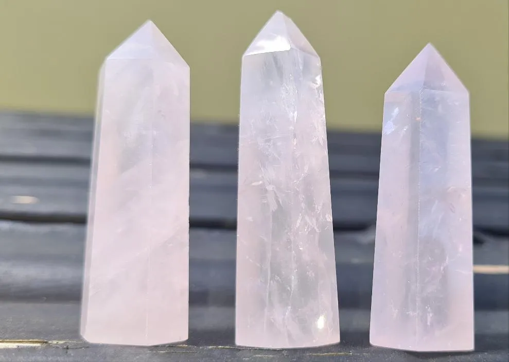 MINI ROSE QUARTZ POINTS