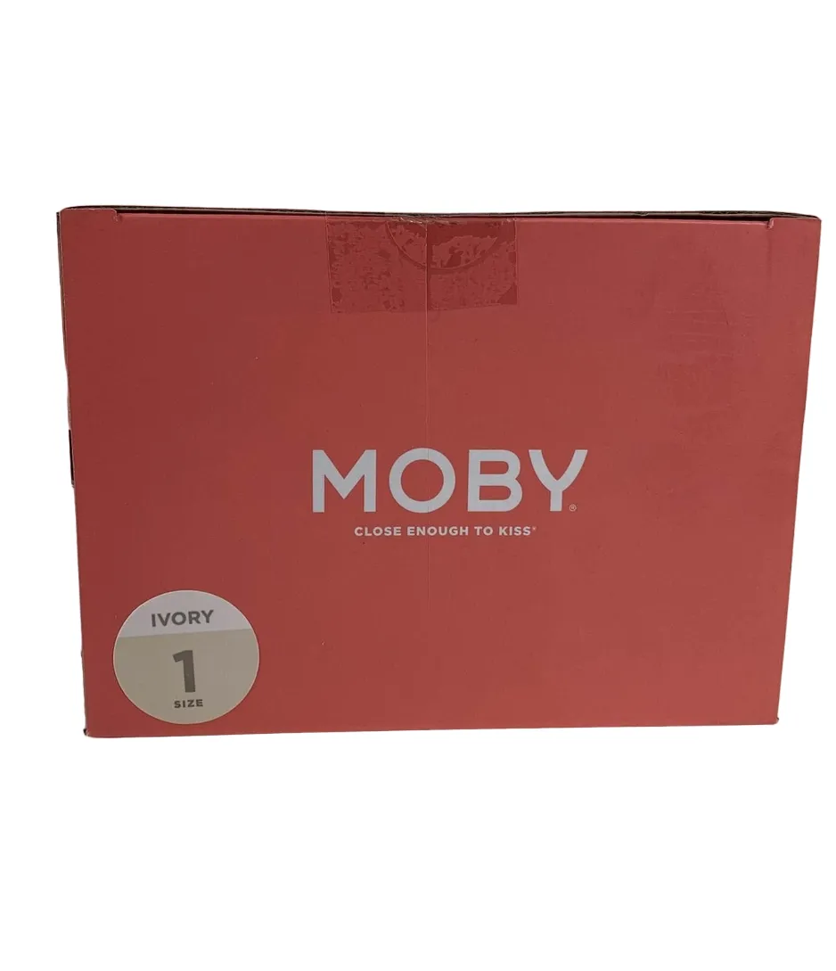 Moby Bump & Beyond T-Shirt Wrap Baby Carrier, Size 1, Ivory