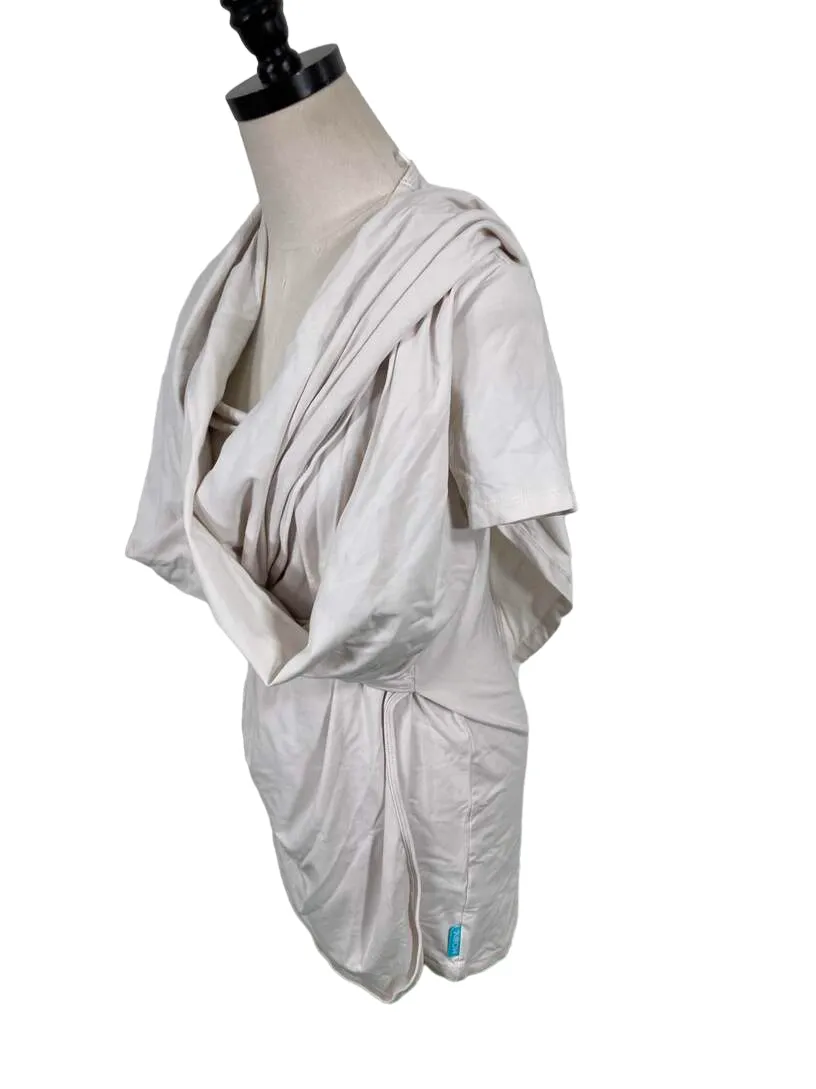 Moby Bump & Beyond T-Shirt Wrap Baby Carrier, Size 1, Ivory