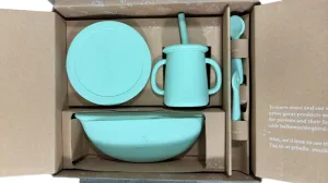 Mockingbird Early Eaters Dishware Set, Sage