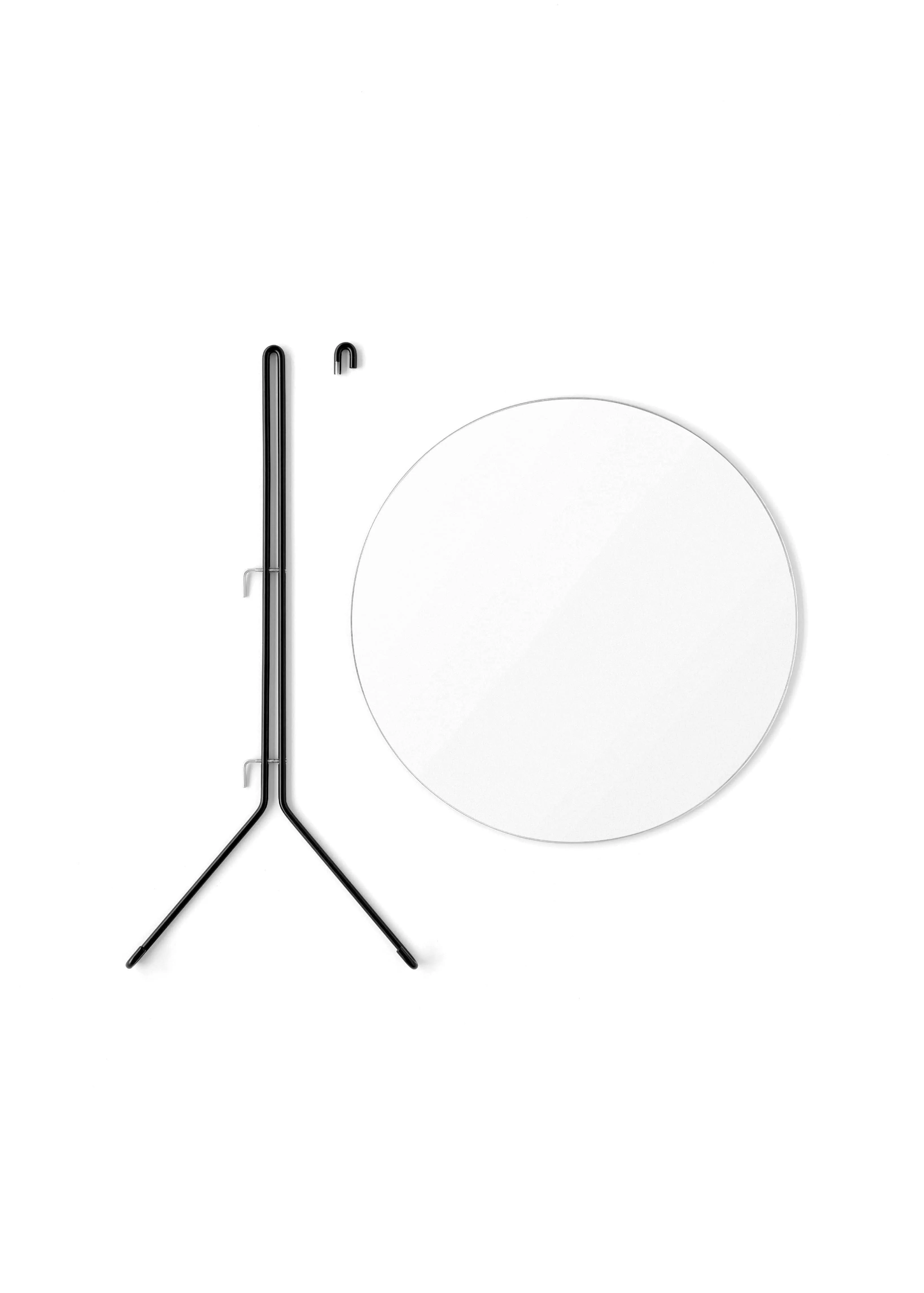 Moebe Wall Mirror ø50 Cm, Black