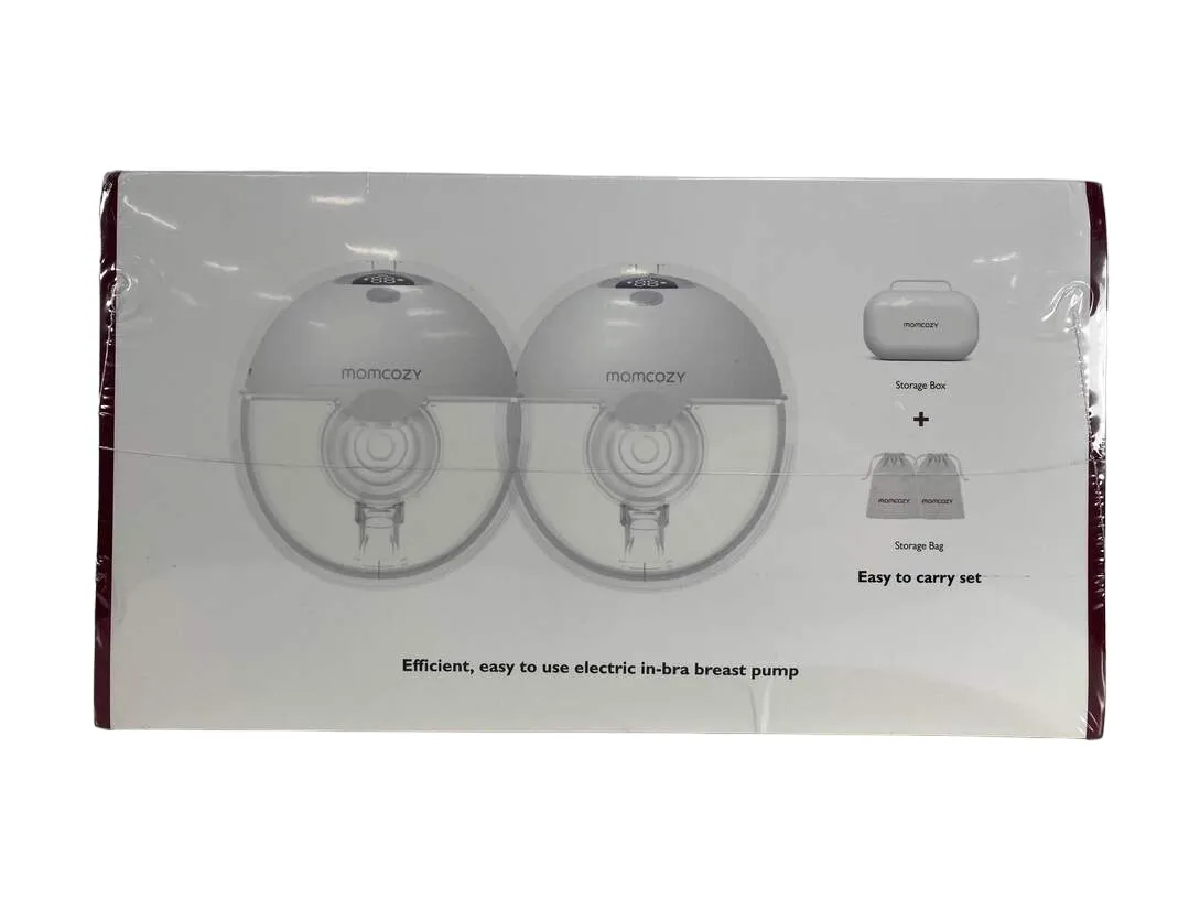 Momcozy All-in-one M5 Double Wearable Breast Pump, Quill Grey