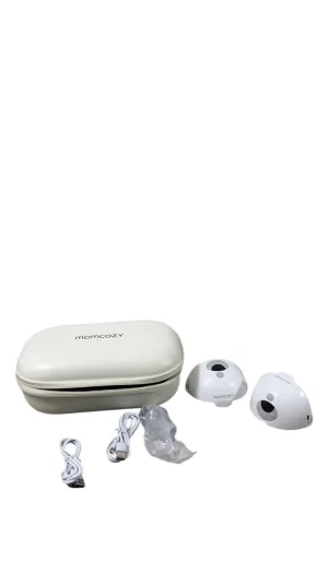 Momcozy All-in-one M5 Double Wearable Breast Pump, White/Grey