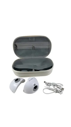 Momcozy All-in-one M5 Double Wearable Breast Pump, White/Grey
