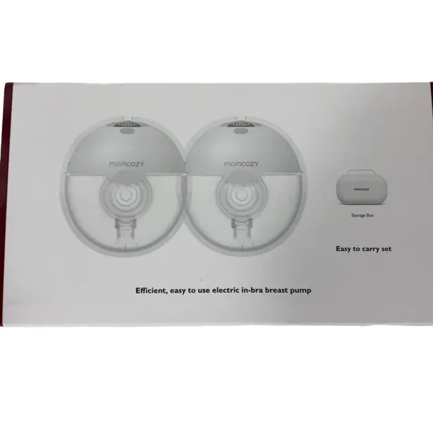 Momcozy All-in-one M5 Wearable Breast Pump, White/Grey