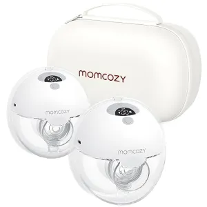 Momcozy All-in-one M5 Wearable Double Breast Pump, Quill Grey