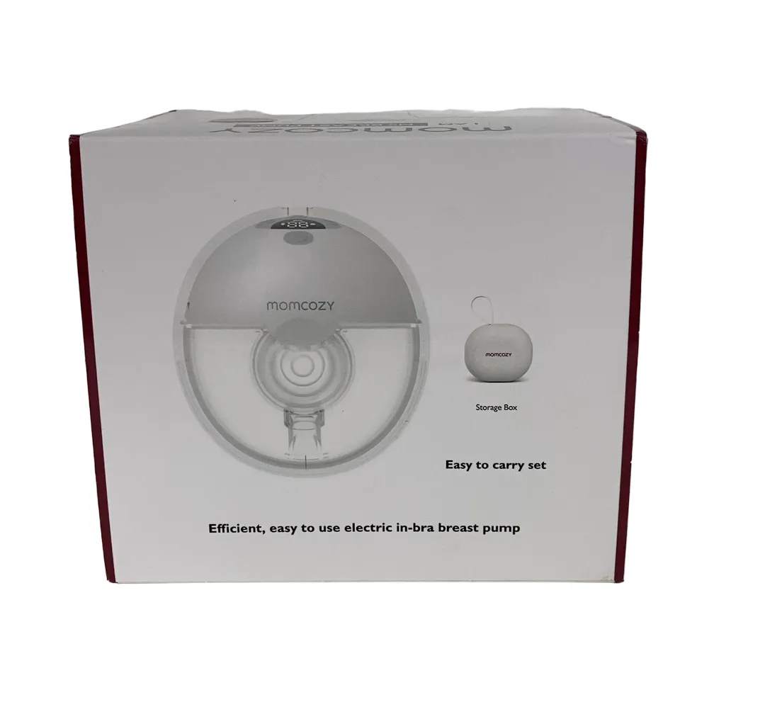 Momcozy M5 Single Wearable Breast Pump, Quill Grey