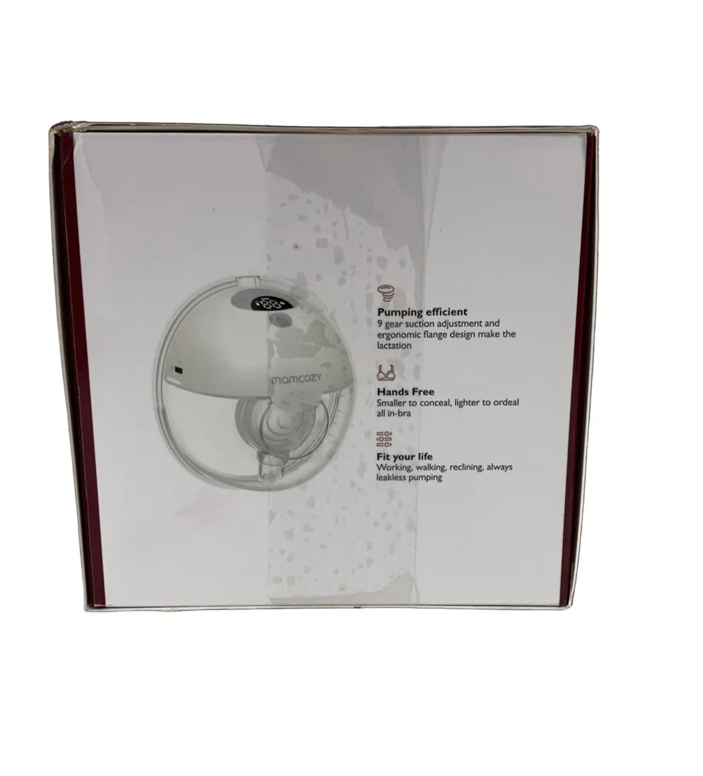 Momcozy M5 Single Wearable Breast Pump, Quill Grey