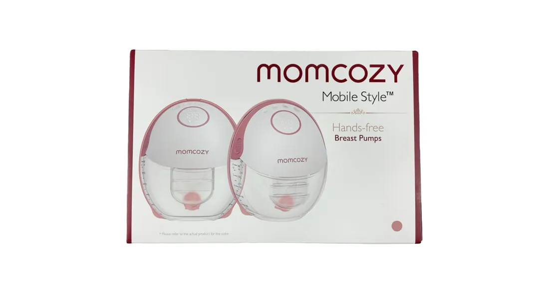 Momcozy Mobile Style Hands-free Breast Pump Double, Cozy Red