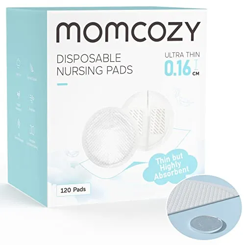 Momcozy Ultra Thin Disposable Nursing Pads, 120 ct