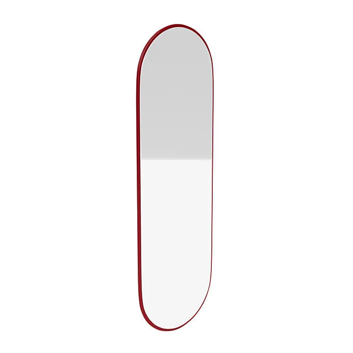 Montana Colour Frame Mirror, Beetroot Red