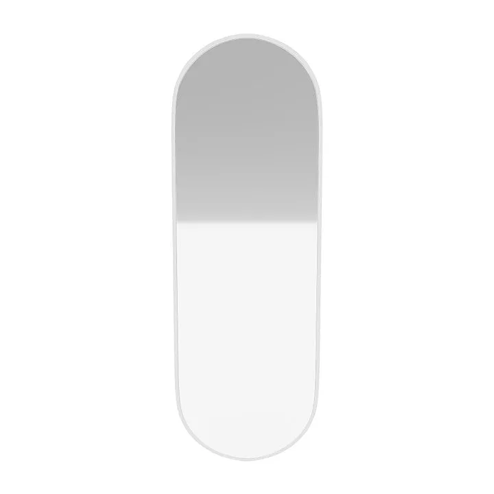 Montana Colour Frame Mirror, New White
