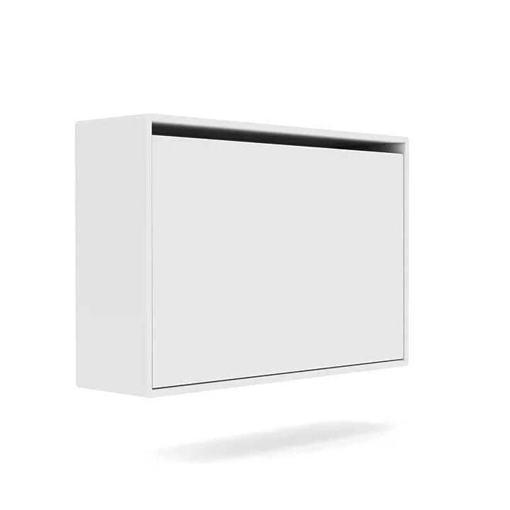 Montana Hide Shoe Cabinet, Snow White