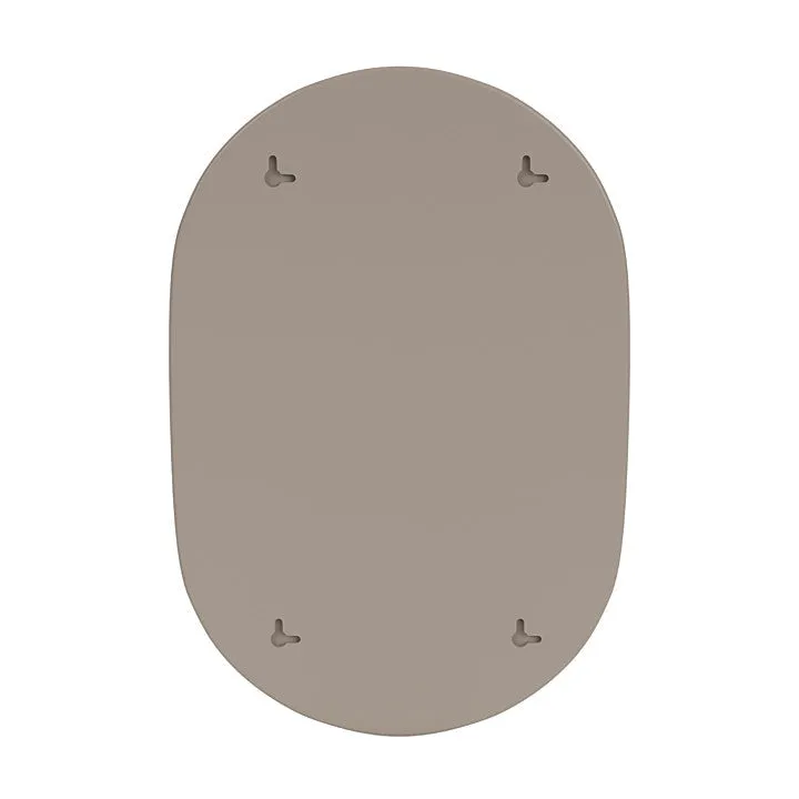 Montana Look Oval Mirror, Truffle Grey