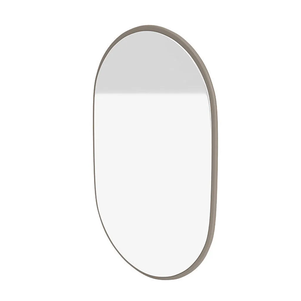 Montana Look Oval Mirror, Truffle Grey