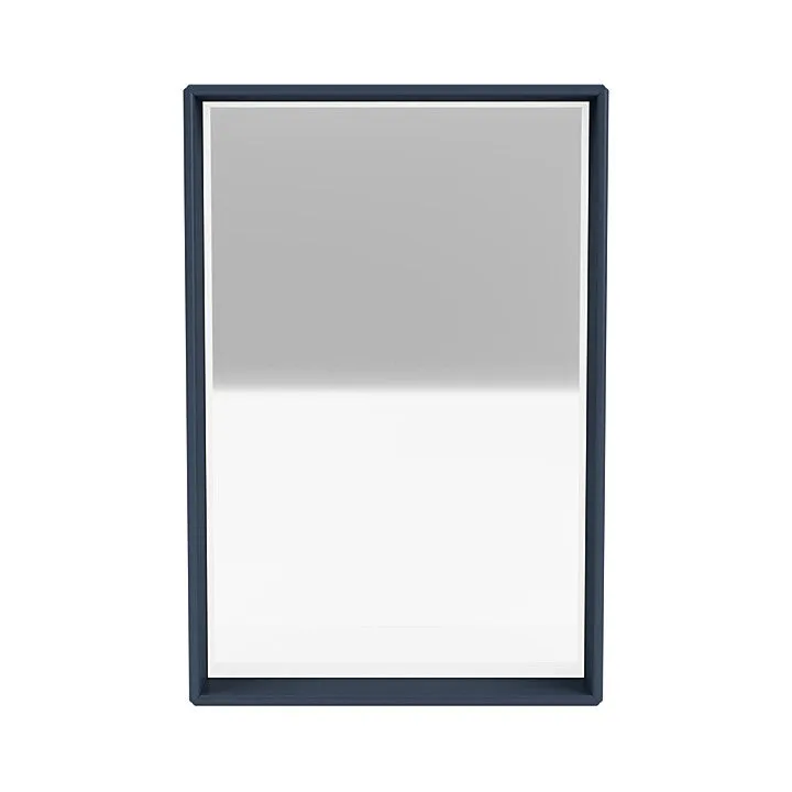 Montana Shelfie Mirror With Shelf Frame, Juniper Blue