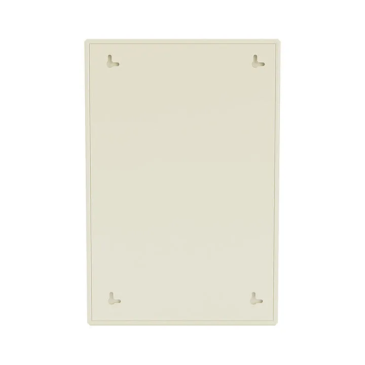 Montana Shelfie Mirror With Shelf Frame, Vanilla White