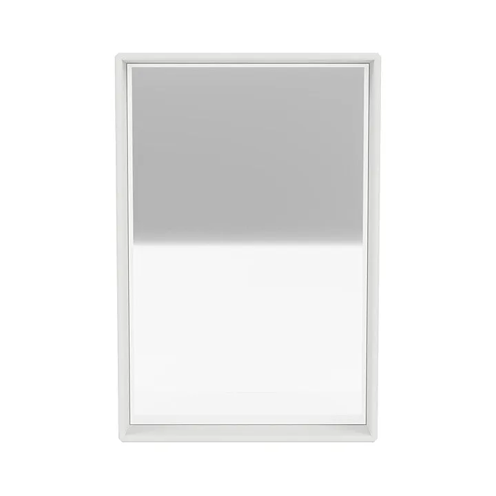 Montana Shelfie Mirror With Shelf Frame, White