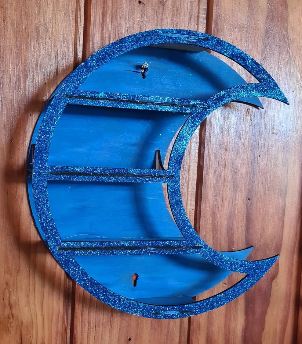MOON CRYSTAL WALL SHELF