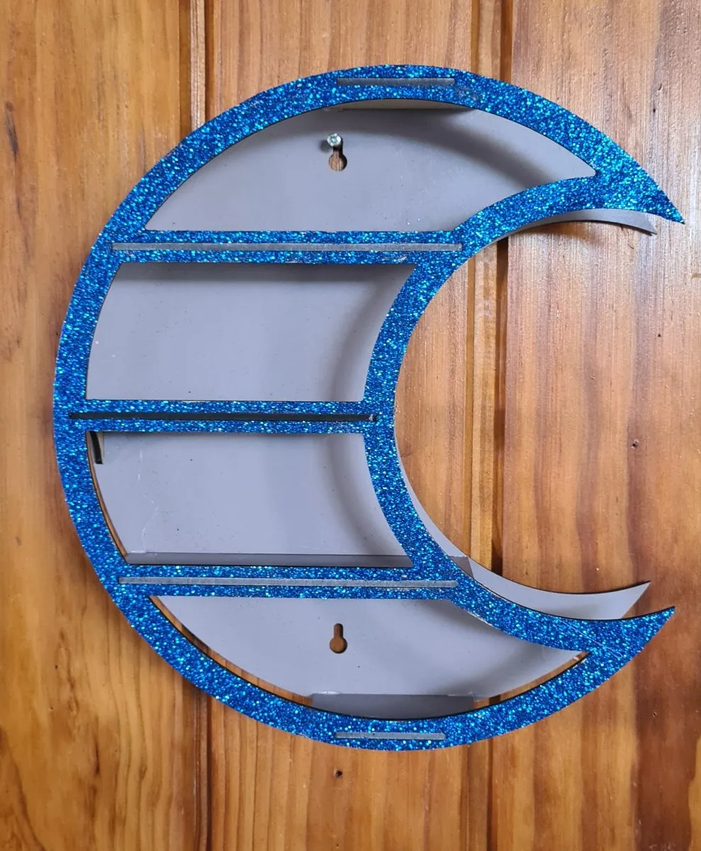 MOON CRYSTAL WALL SHELF
