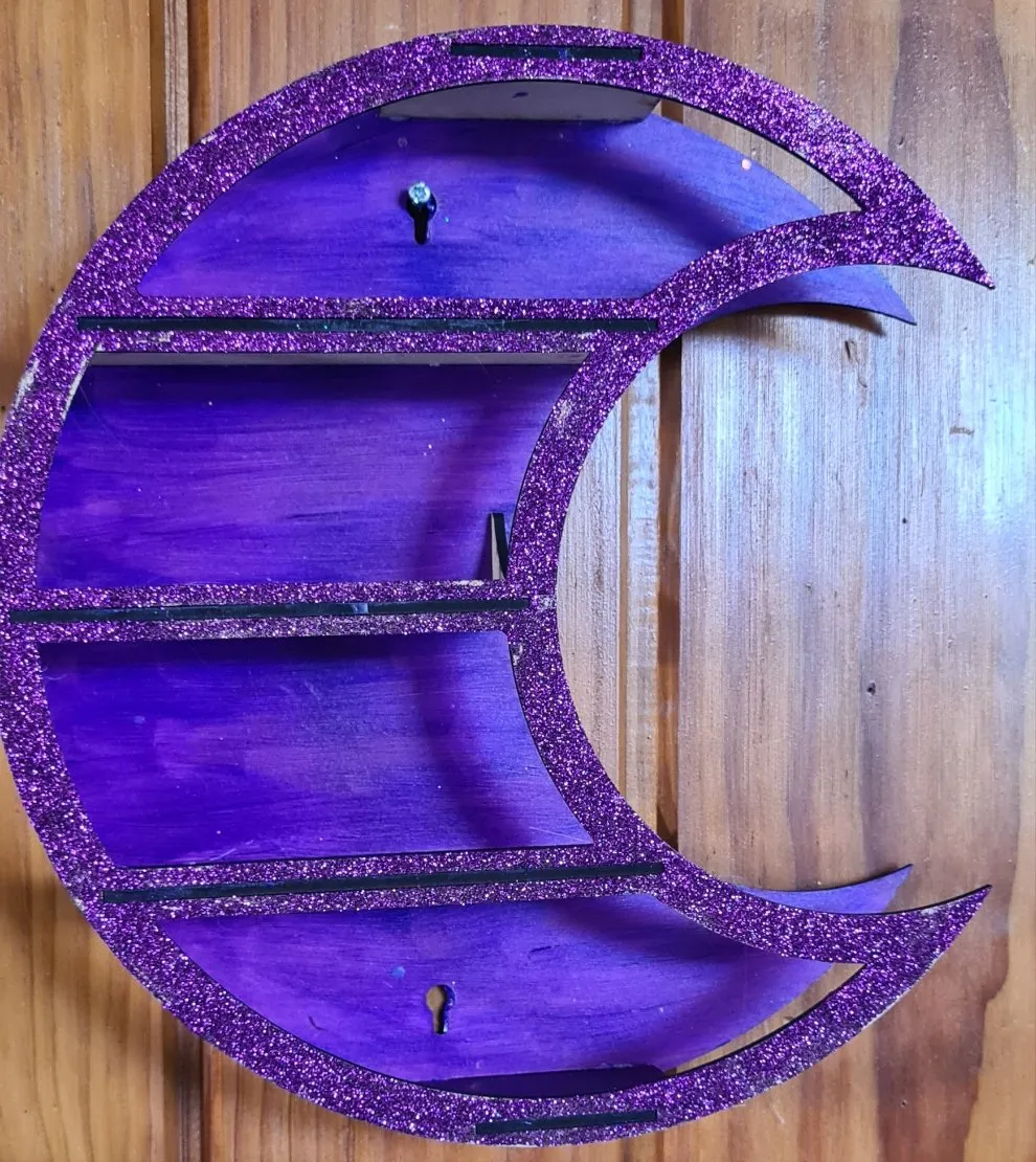 MOON CRYSTAL WALL SHELF