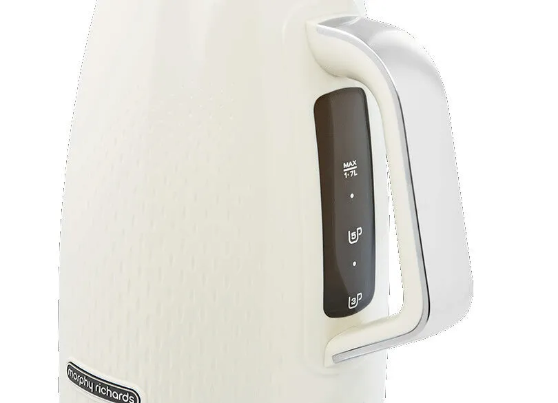 Morphy Richards 103011 electric kettle 1.7 L 3000 W Cream