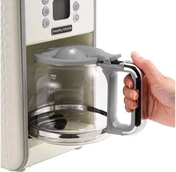 Morphy Richards Vector Pour Over Filter Coffee Machine- Cream