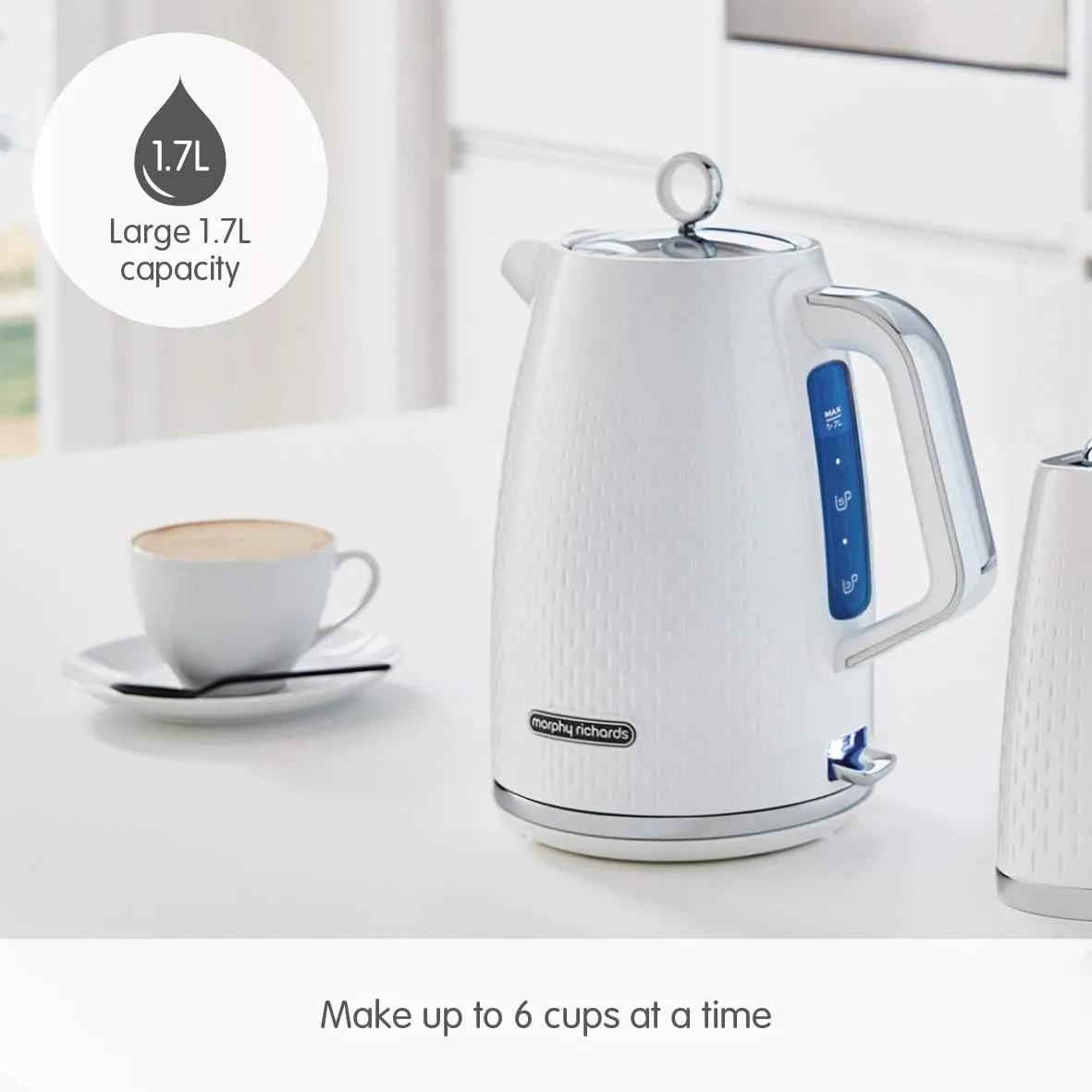 Morphy Richards Verve 1.7 L Kettle - White