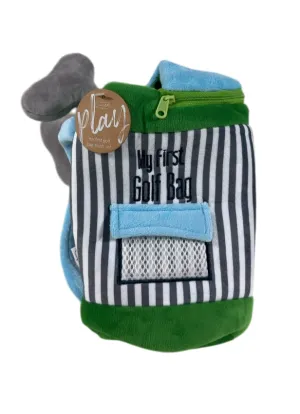 Mud Pie Golf Bag Plush Toy Set