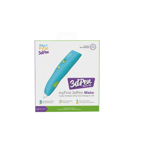 myFirst 3dPen Make, Wireless & Rechargeable Battery - Blue