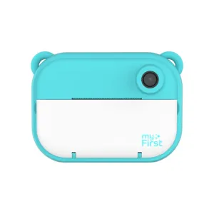 myFirst Camera Instant Print Camera, Insta 2 w/ Thermal Paper Refills - Blue, 12MP