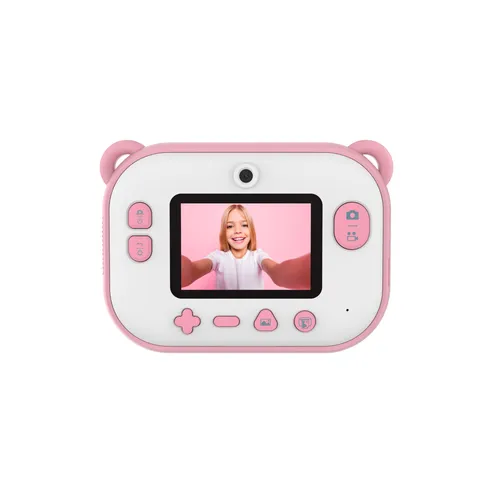 myFirst Camera Instant Print Camera, Insta 2 w/ Thermal Paper Refills - Pink, 12MP