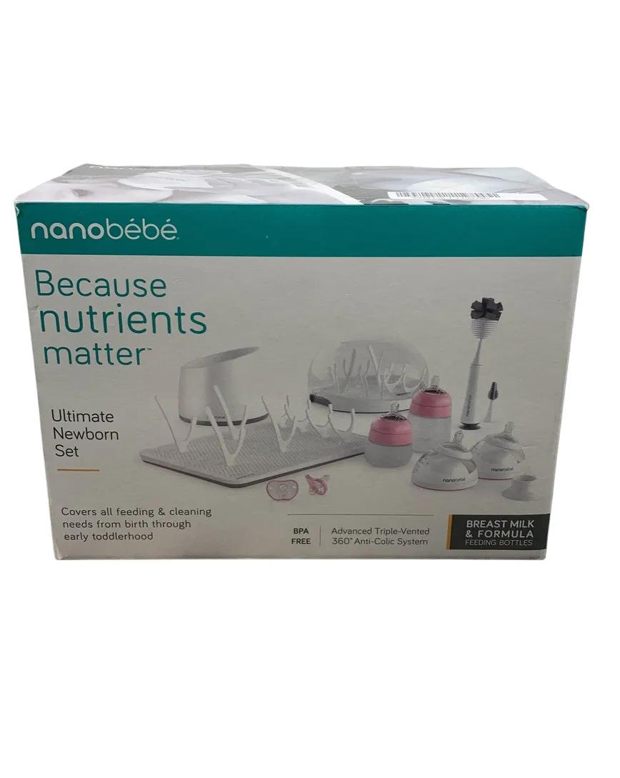 Nanobébé Newborn Gift Set, Pink