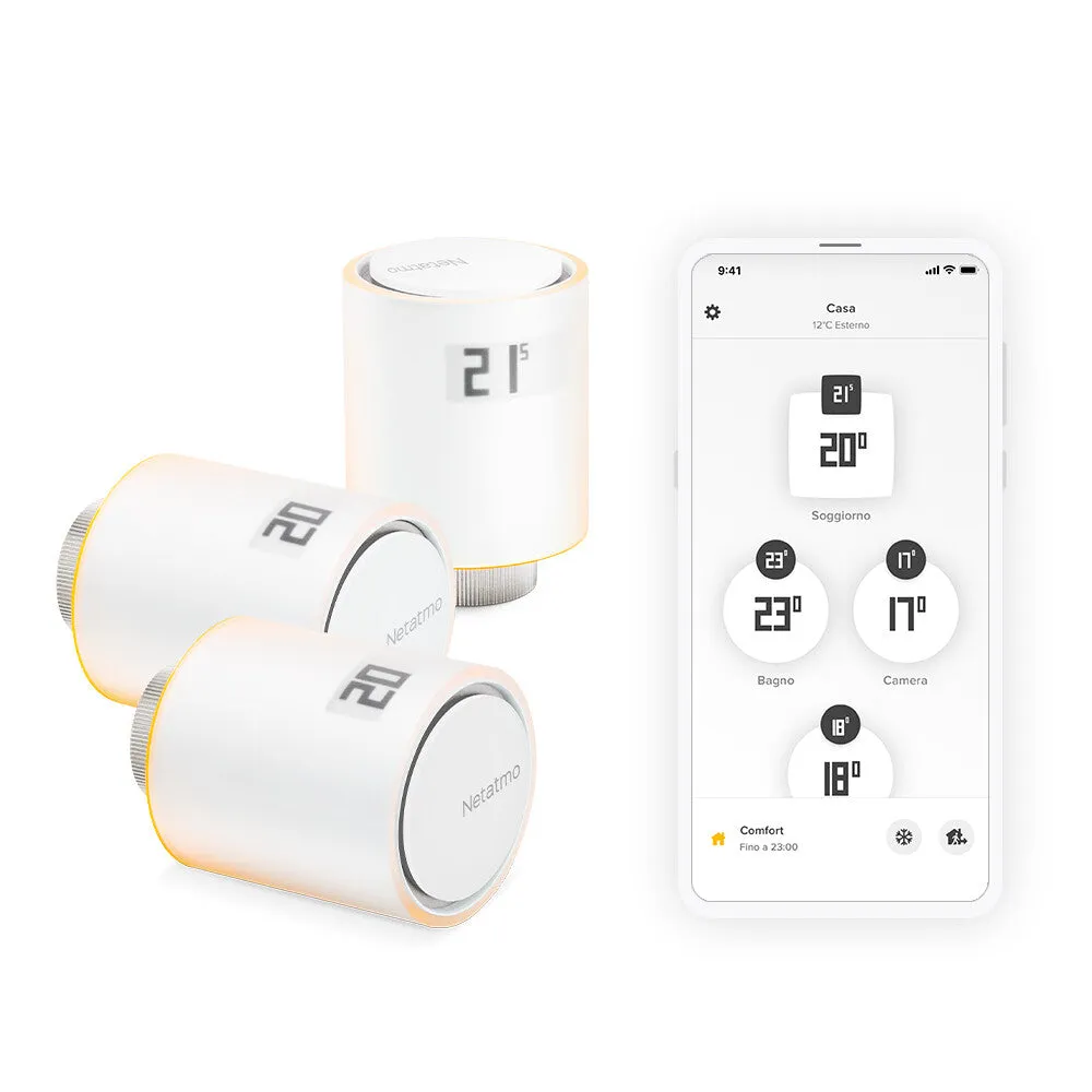 Netatmo Pack: 3 Additional Smart Radiator Valves