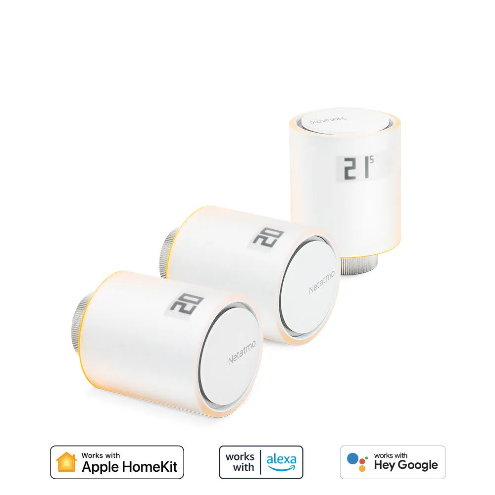 Netatmo Pack: 3 Additional Smart Radiator Valves