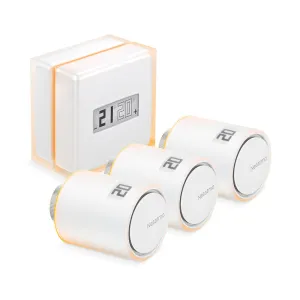 Netatmo Pack: Smart Thermostat   3 Additional Smart Radiator Valves