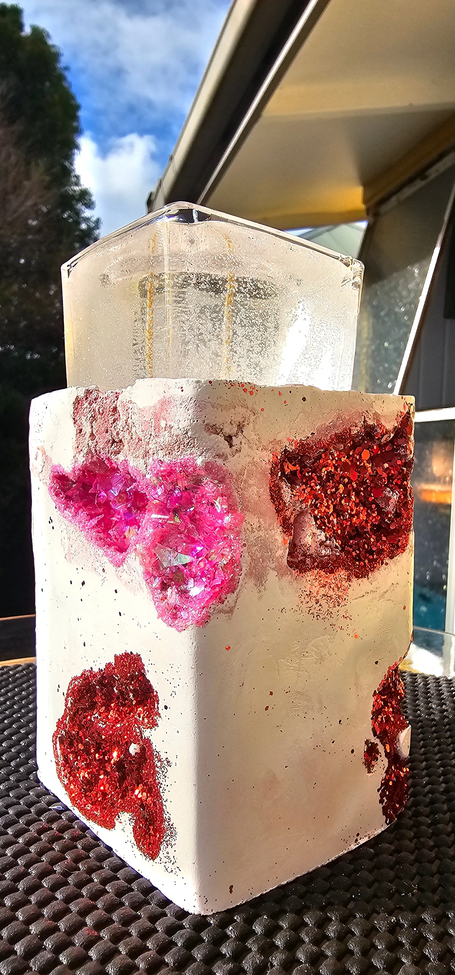 NEW CRYSTAL GEODE CANDLES & HOLDER RANGE