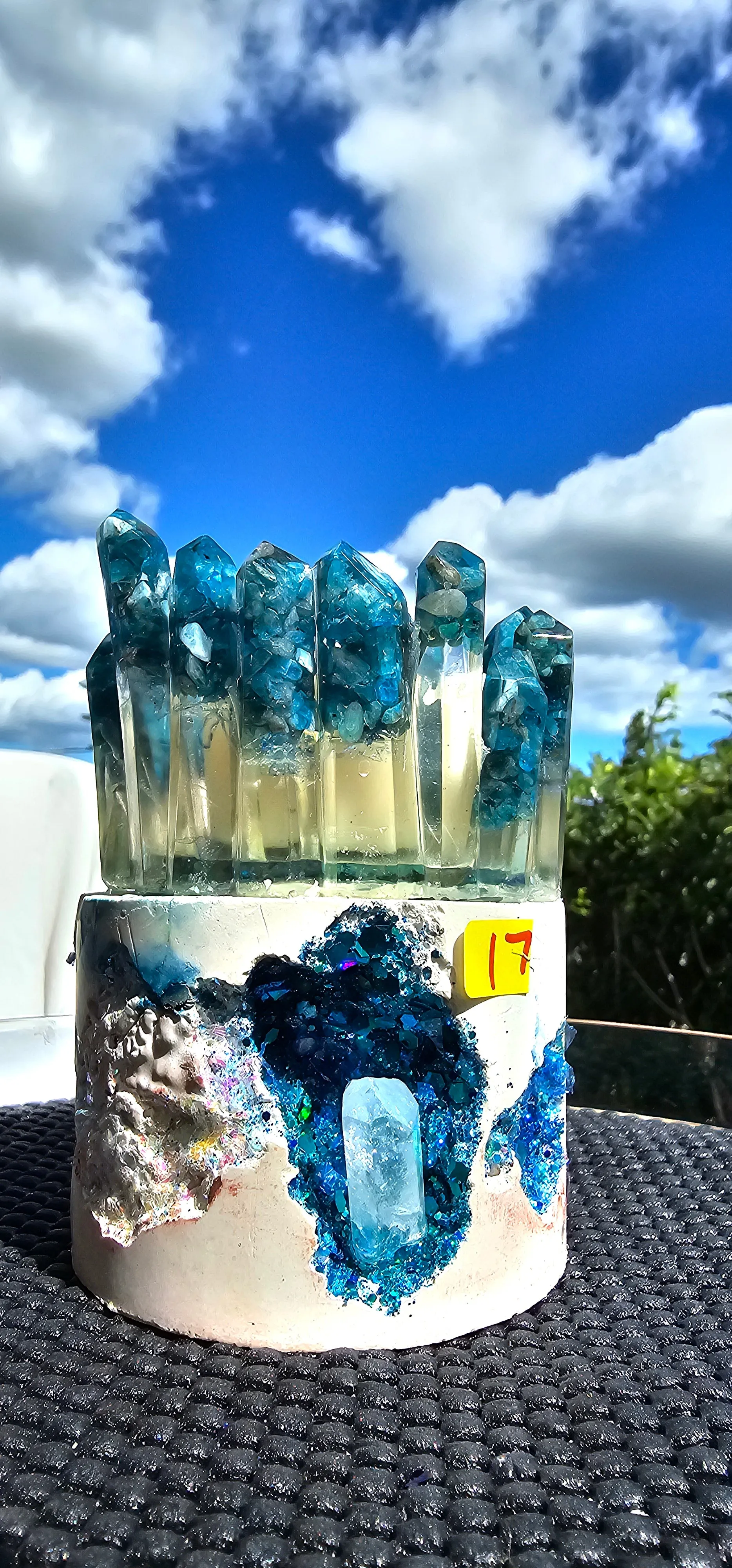 NEW CRYSTAL GEODE CANDLES & HOLDER RANGE