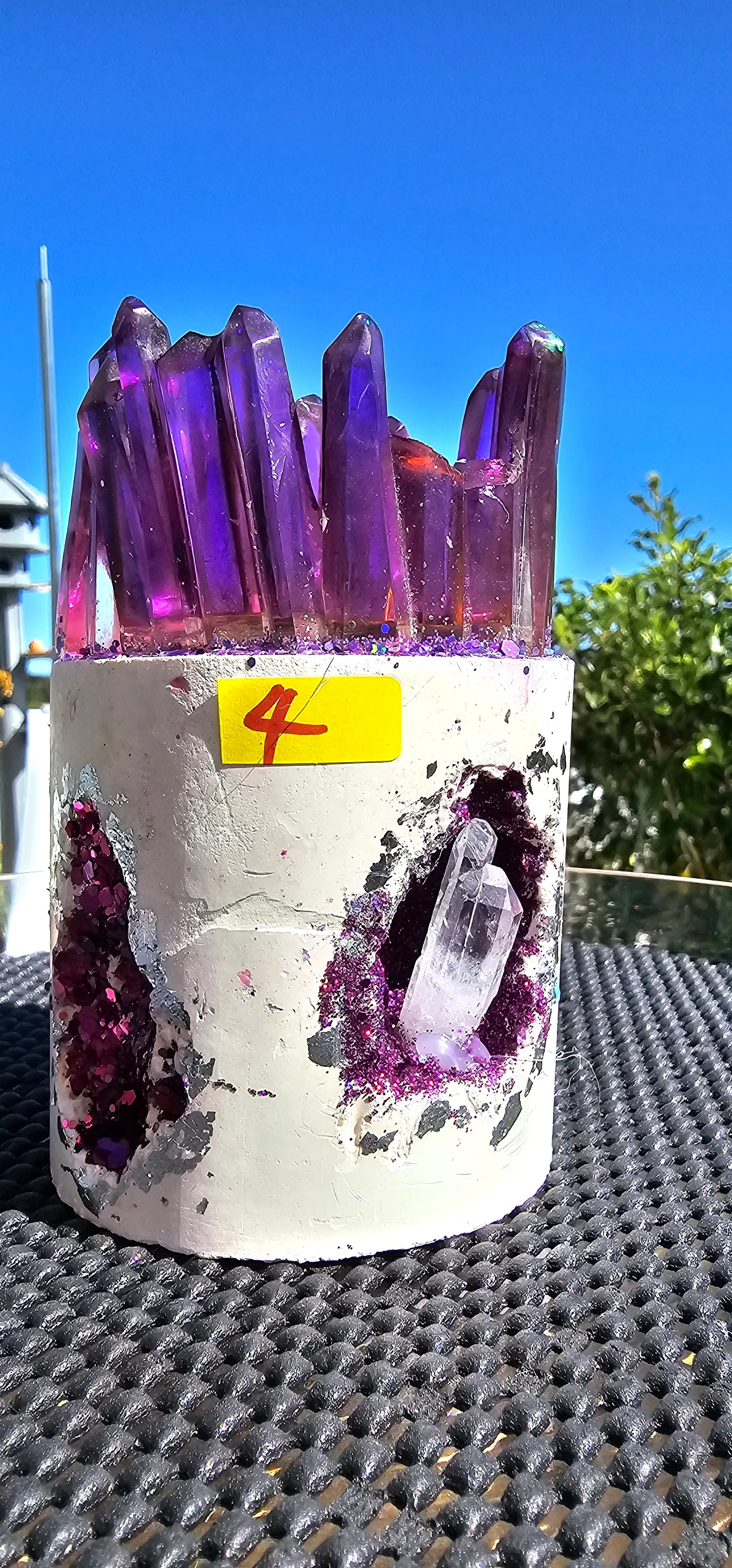 NEW CRYSTAL GEODE CANDLES & HOLDER RANGE