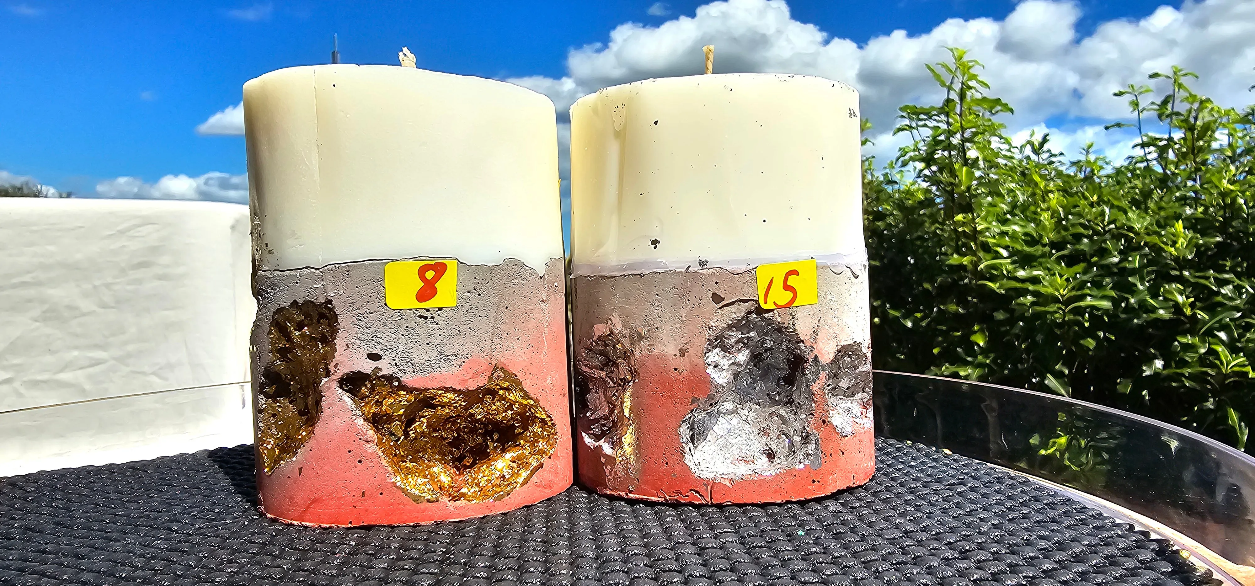 NEW CRYSTAL GEODE CANDLES & HOLDER RANGE