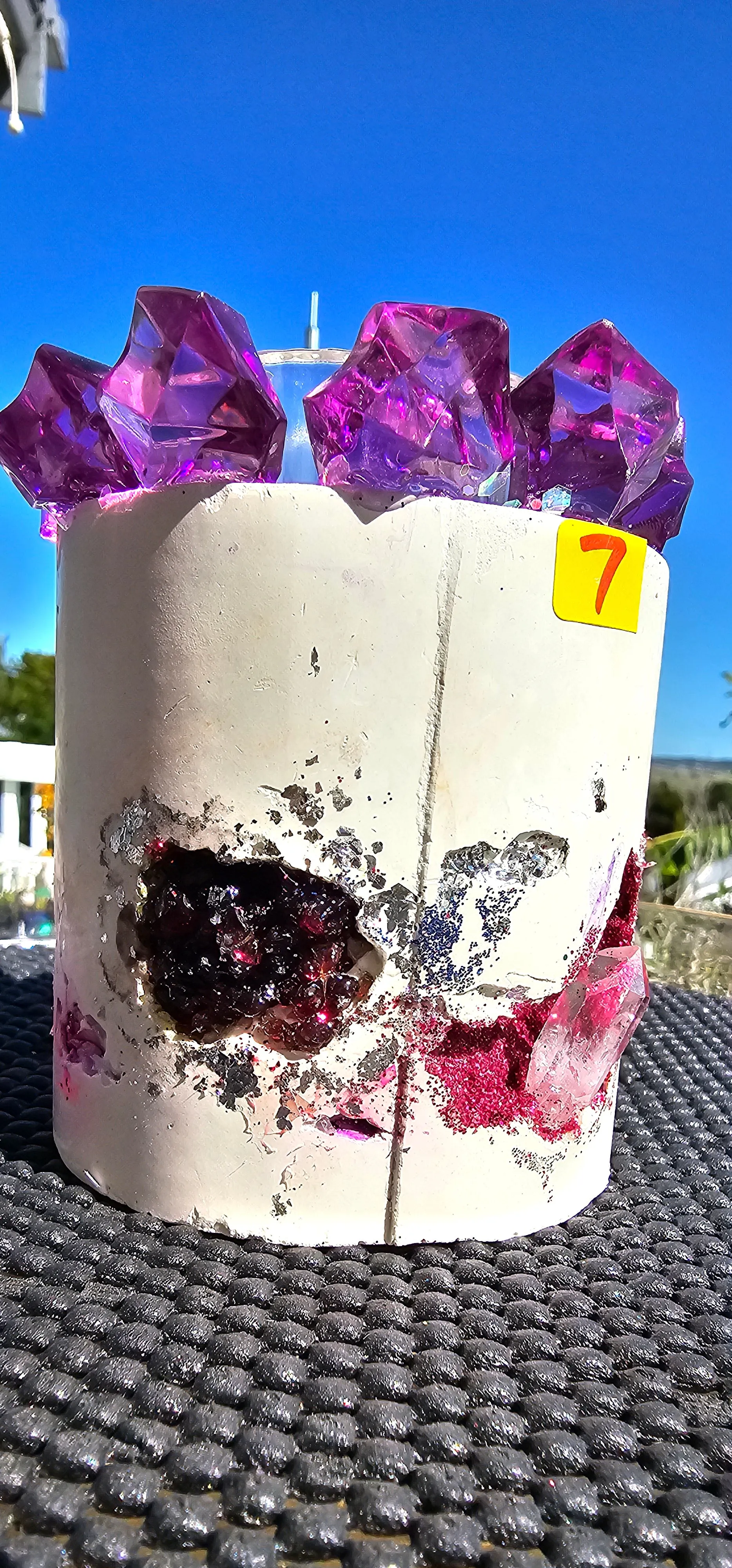 NEW CRYSTAL GEODE CANDLES & HOLDER RANGE