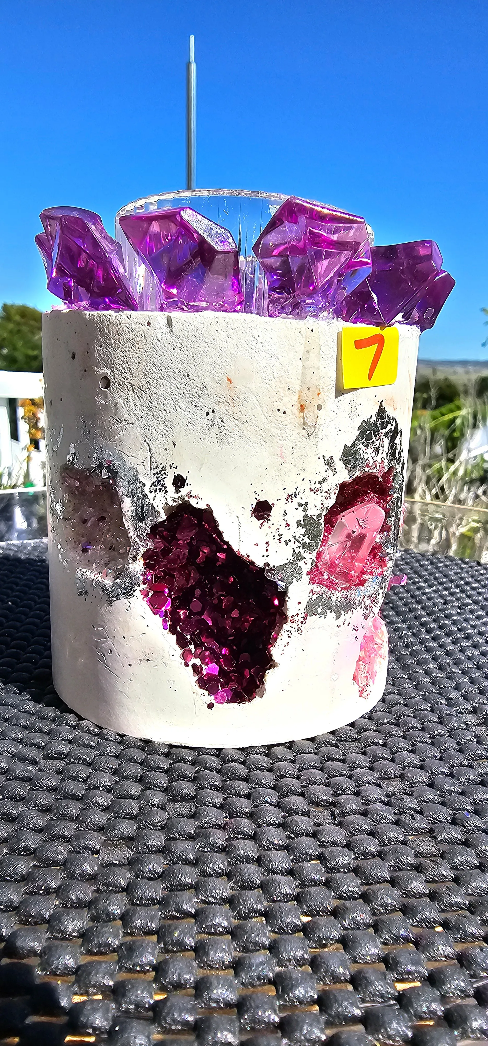 NEW CRYSTAL GEODE CANDLES & HOLDER RANGE