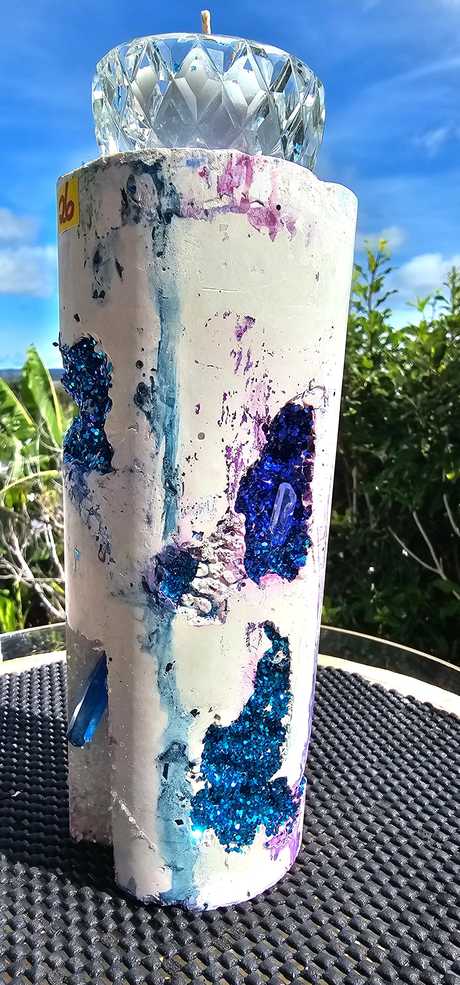 NEW CRYSTAL GEODE CANDLES & HOLDER RANGE