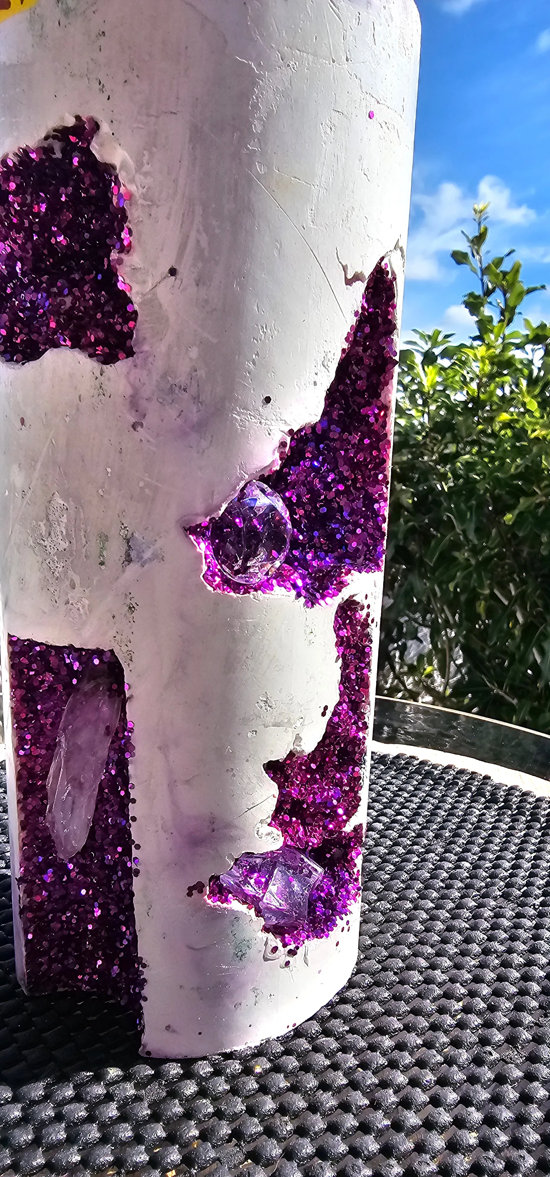 NEW CRYSTAL GEODE CANDLES & HOLDER RANGE