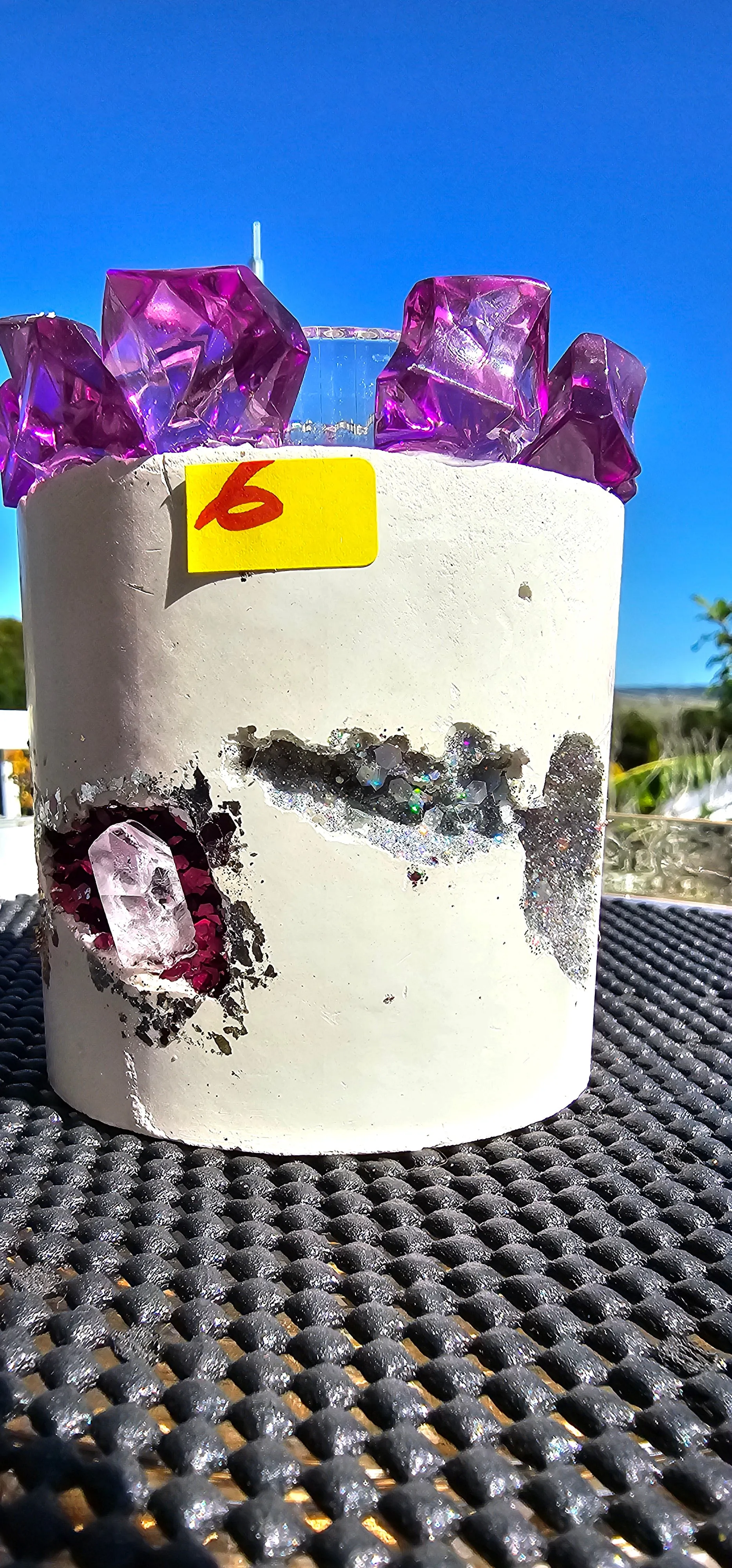 NEW CRYSTAL GEODE CANDLES & HOLDER RANGE
