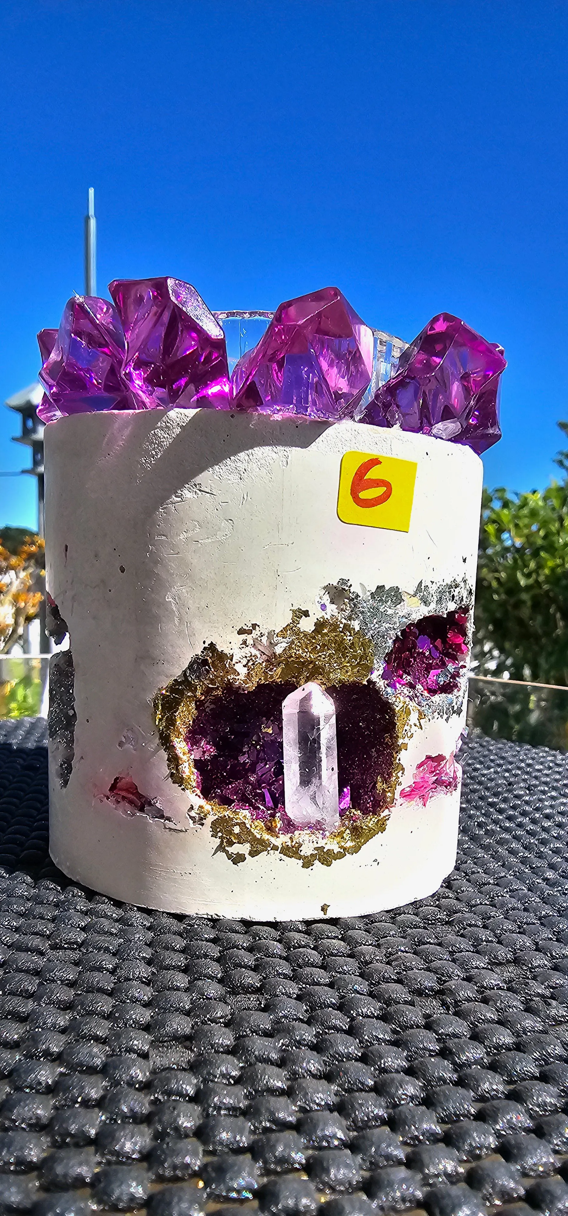 NEW CRYSTAL GEODE CANDLES & HOLDER RANGE