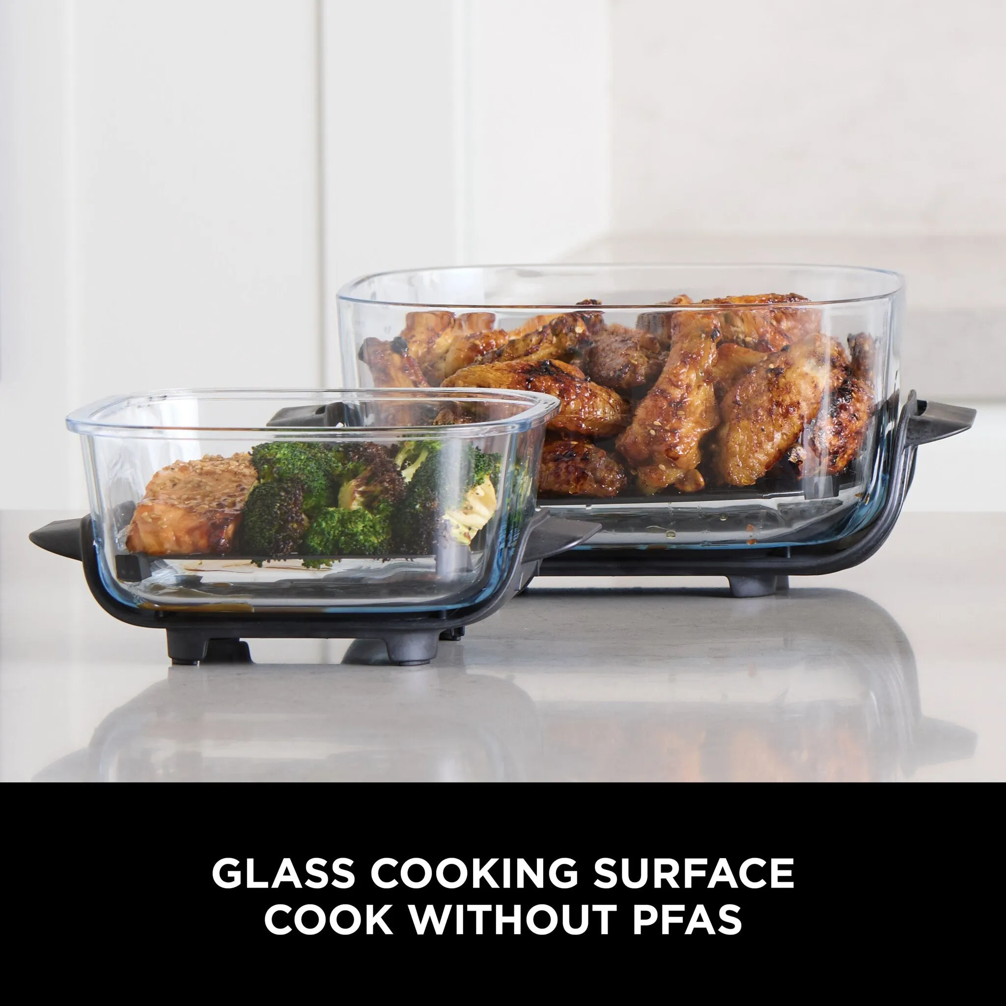 Ninja CRISPi 4-in-1 Portable Glass Air Fryer - Cyber Space FN101UKGY