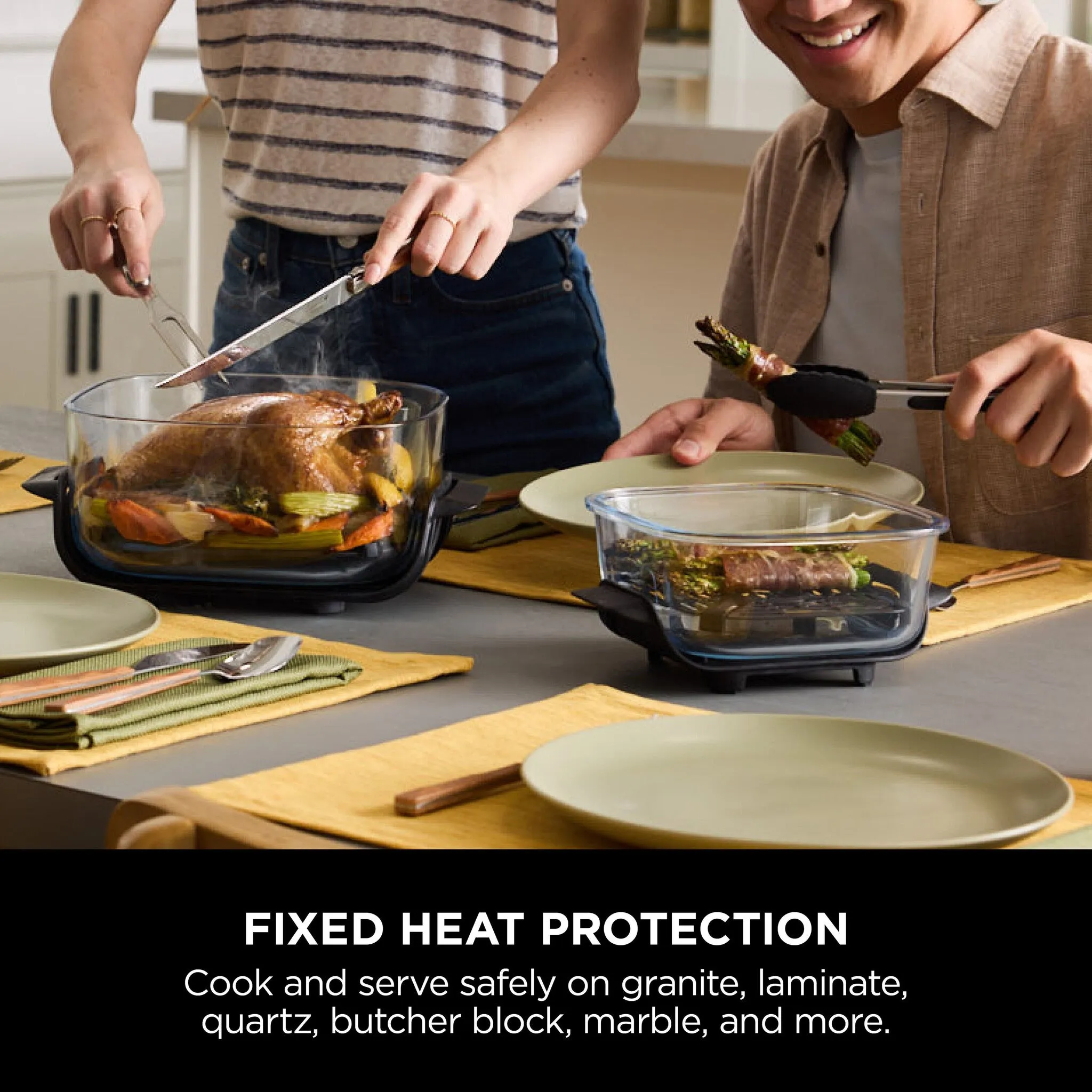 Ninja CRISPi 4-in-1 Portable Glass Air Fryer - Cyber Space FN101UKGY