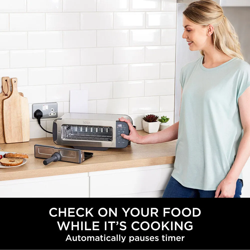 Ninja Foodi 3-in-1 Toaster, Grill & Panini Press [Stainless Steel] ST202UK