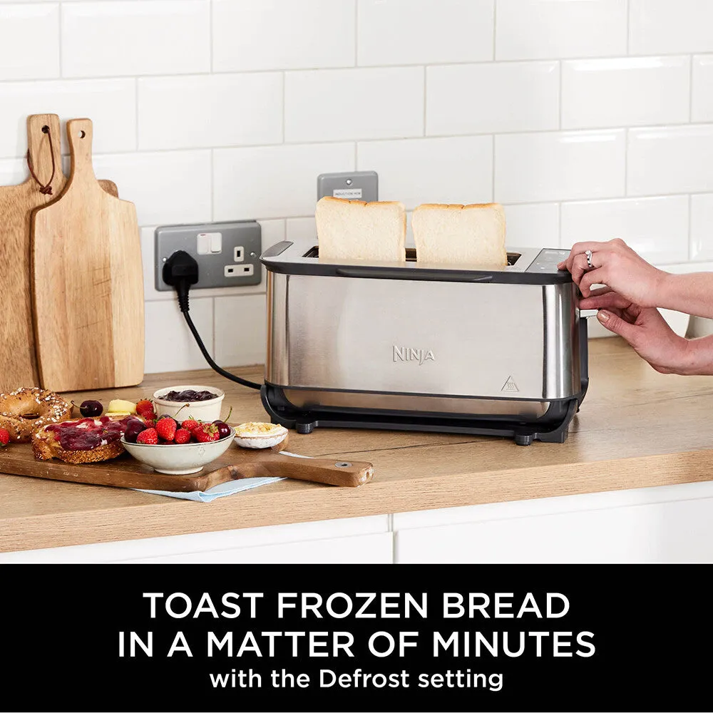 Ninja Foodi 3-in-1 Toaster, Grill & Panini Press [Stainless Steel] ST202UK